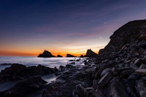 The Start of The Planetary Parade Mupe Bay Sunset